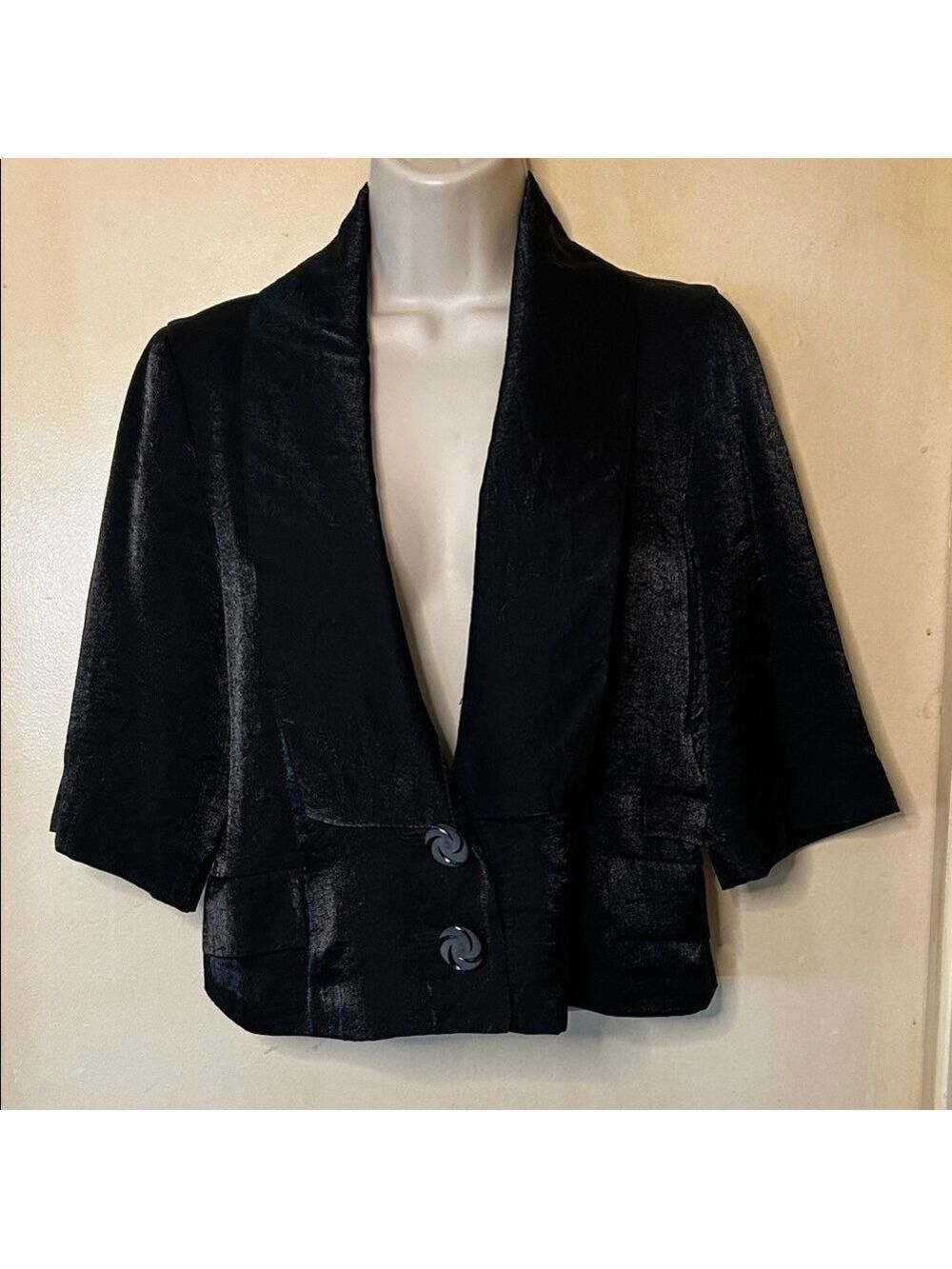Tulle Black Retro Blazer size L